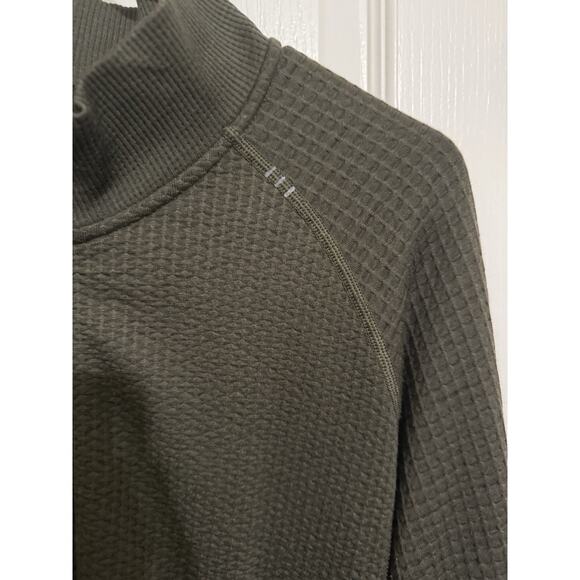 Lululemon Men’s Engineered Warmth Jacket Merino Wool Blend Dark Olive Large - Picture 2 of 13